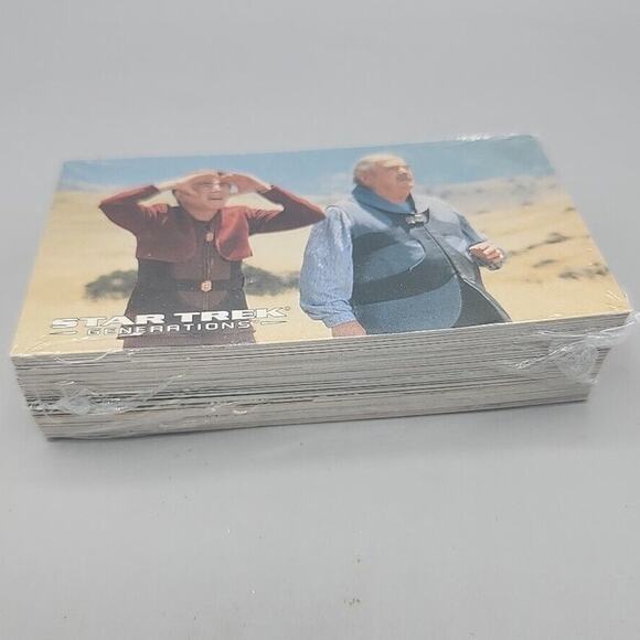 Star Trek Tall Format Skybox 1994 Generations Movie Complete Base Set - Picture 5 of 7